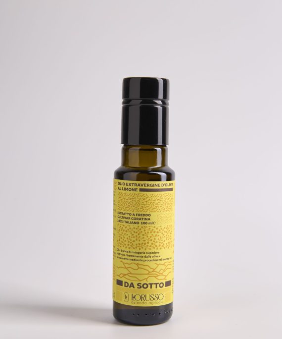 OLIO EXTRA VERGINE D'OLIVA AROMATIZZATO AL LIMONE- 100 ml