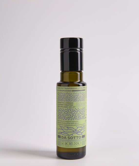 OLIO EXTRA VERGINE D'OLIVA AROMATIZZATO AL ROSMARINO -100 ml