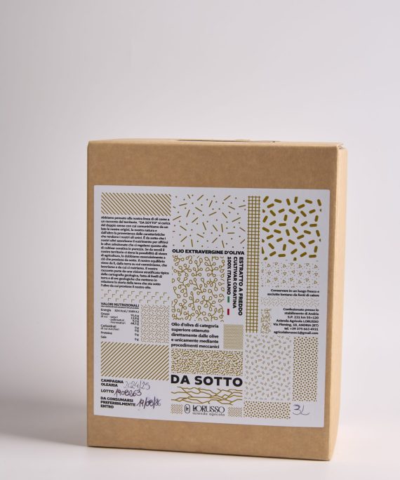 OLIO EXTRA VERGINE D' OLIVA DELICATO- 3L -  BAG IN BOX